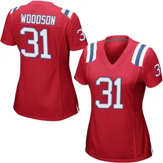New England Patriots Women's Craig Woodson Game Alternate Jersey - Red