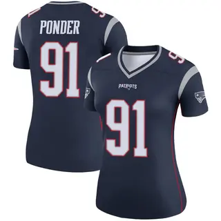 New England Patriots Women's Elijah Ponder Legend Jersey - Navy