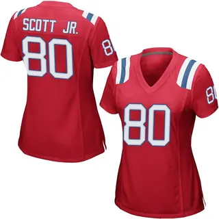 New England Patriots Women's Gee Scott Jr. Game Alternate Jersey - Red