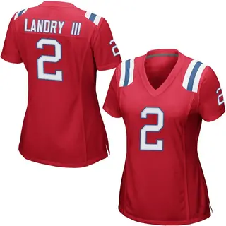 New England Patriots Women's Harold Landry III Game Alternate Jersey - Red