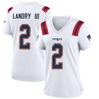 New England Patriots Women's Harold Landry III Game Jersey - White