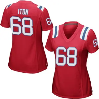 New England Patriots Women's Isaiah Iton Game Alternate Jersey - Red