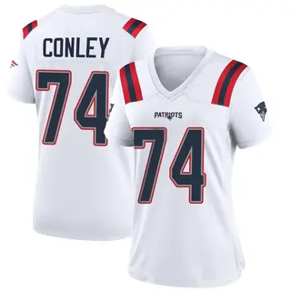New England Patriots Women's Jack Conley Game Jersey - White