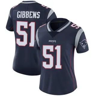 New England Patriots Women's Jack Gibbens Limited Team Color Vapor Untouchable Jersey - Navy