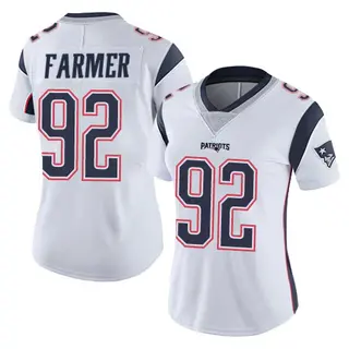 New England Patriots Women's Joshua Farmer Limited Vapor Untouchable Jersey - White