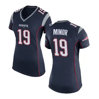 New England Patriots Women's Kobee Minor Game Team Color Jersey - Navy Blue