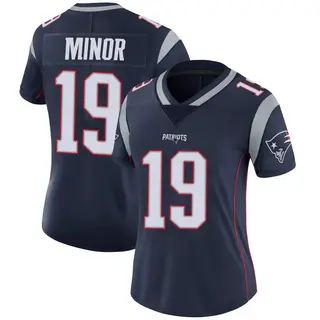 New England Patriots Women's Kobee Minor Limited Team Color Vapor Untouchable Jersey - Navy