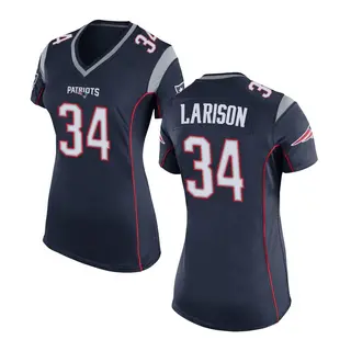 New England Patriots Women's Lan Larison Game Team Color Jersey - Navy Blue