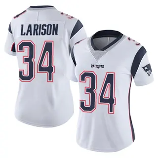 New England Patriots Women's Lan Larison Limited Vapor Untouchable Jersey - White