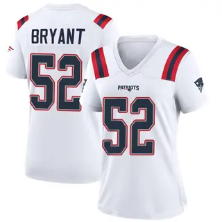 New England Patriots Women's Marcus Bryant Game Jersey - White