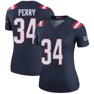 New England Patriots Women's Mark Perry Legend Color Rush Jersey - Navy