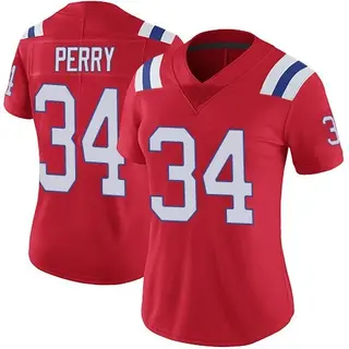 New England Patriots Women's Mark Perry Limited Vapor Untouchable Alternate Jersey - Red