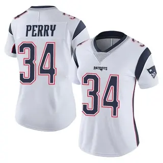 New England Patriots Women's Mark Perry Limited Vapor Untouchable Jersey - White