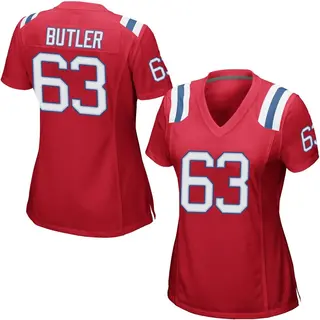 New England Patriots Women's Mehki Butler Game Alternate Jersey - Red
