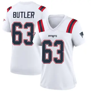 New England Patriots Women's Mehki Butler Game Jersey - White