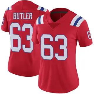 New England Patriots Women's Mehki Butler Limited Vapor Untouchable Alternate Jersey - Red