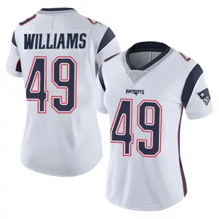 New England Patriots Women's Trayveon Williams Limited Vapor Untouchable Jersey - White