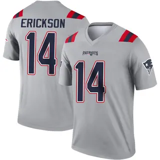 New England Patriots Youth Alex Erickson Legend Inverted Jersey - Gray