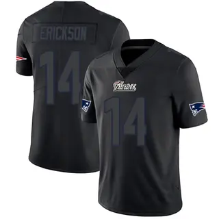 New England Patriots Youth Alex Erickson Limited Jersey - Black Impact
