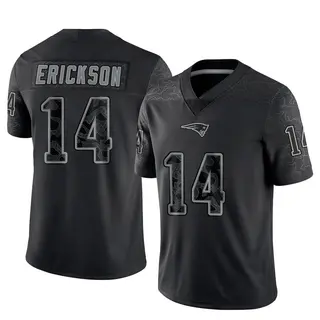 New England Patriots Youth Alex Erickson Limited Reflective Jersey - Black