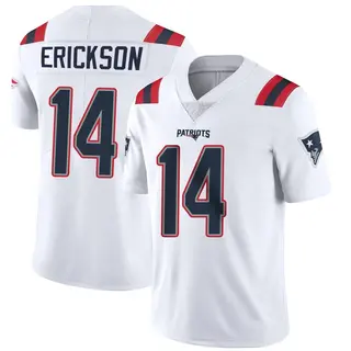 New England Patriots Youth Alex Erickson Limited Vapor Untouchable Jersey - White