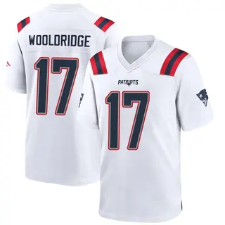 New England Patriots Youth Ben Wooldridge Game Jersey - White