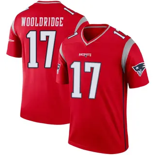 New England Patriots Youth Ben Wooldridge Legend Inverted Jersey - Red