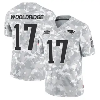 New England Patriots Youth Ben Wooldridge Limited 2024 Salute to Service Jersey - Arctic Camo