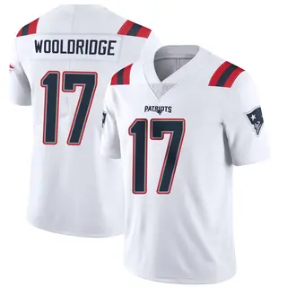 New England Patriots Youth Ben Wooldridge Limited Vapor Untouchable Jersey - White
