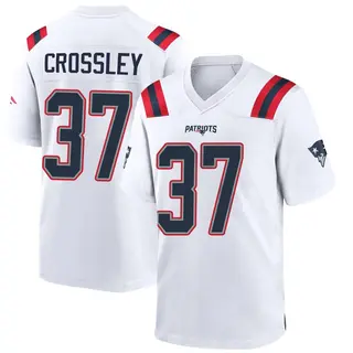 New England Patriots Youth Brandon Crossley Game Jersey - White