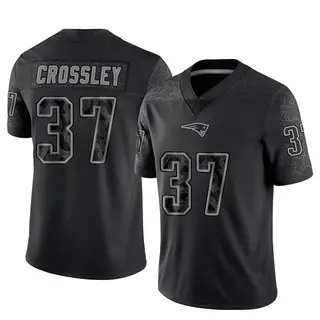 New England Patriots Youth Brandon Crossley Limited Reflective Jersey - Black