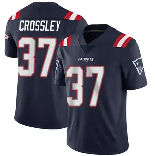 New England Patriots Youth Brandon Crossley Limited Team Color Vapor Untouchable Jersey - Navy