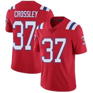 New England Patriots Youth Brandon Crossley Limited Vapor Untouchable Alternate Jersey - Red