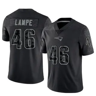 New England Patriots Youth Brock Lampe Limited Reflective Jersey - Black