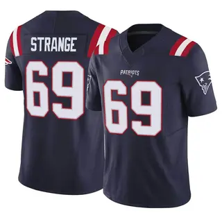 New England Patriots Youth Cole Strange Limited Vapor F.U.S.E. Jersey - Navy