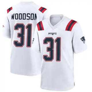 New England Patriots Youth Craig Woodson Game Jersey - White