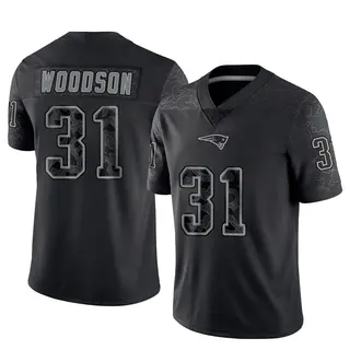 New England Patriots Youth Craig Woodson Limited Reflective Jersey - Black