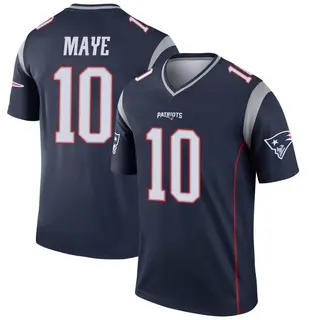 New England Patriots Youth Drake Maye Legend Jersey - Navy