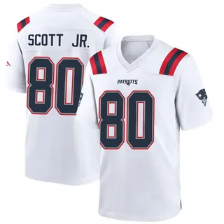 New England Patriots Youth Gee Scott Jr. Game Jersey - White