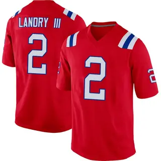 New England Patriots Youth Harold Landry III Game Alternate Jersey - Red