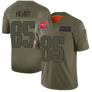 New England Patriots Youth Hunter Henry Limited 2019 Salute to Service Jersey - Camo