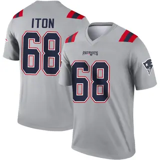 New England Patriots Youth Isaiah Iton Legend Inverted Jersey - Gray