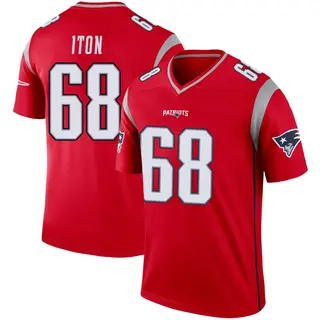 New England Patriots Youth Isaiah Iton Legend Inverted Jersey - Red