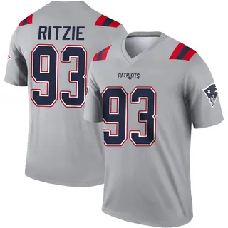 New England Patriots Youth Jahvaree Ritzie Legend Inverted Jersey - Gray