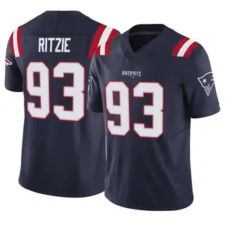 New England Patriots Youth Jahvaree Ritzie Limited Vapor F.U.S.E. Jersey - Navy