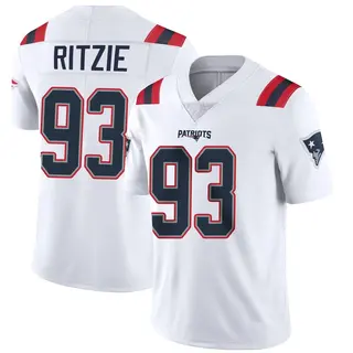 New England Patriots Youth Jahvaree Ritzie Limited Vapor Untouchable Jersey - White