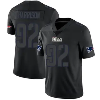 New England Patriots Youth James Harrison Limited Jersey - Black Impact