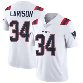 New England Patriots Youth Lan Larison Limited Vapor Untouchable Jersey - White