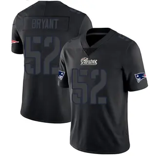New England Patriots Youth Marcus Bryant Limited Jersey - Black Impact