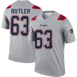 New England Patriots Youth Mehki Butler Legend Inverted Jersey - Gray